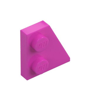 Mảnh lego lẻ Wedge Plate 2 x 2 Right